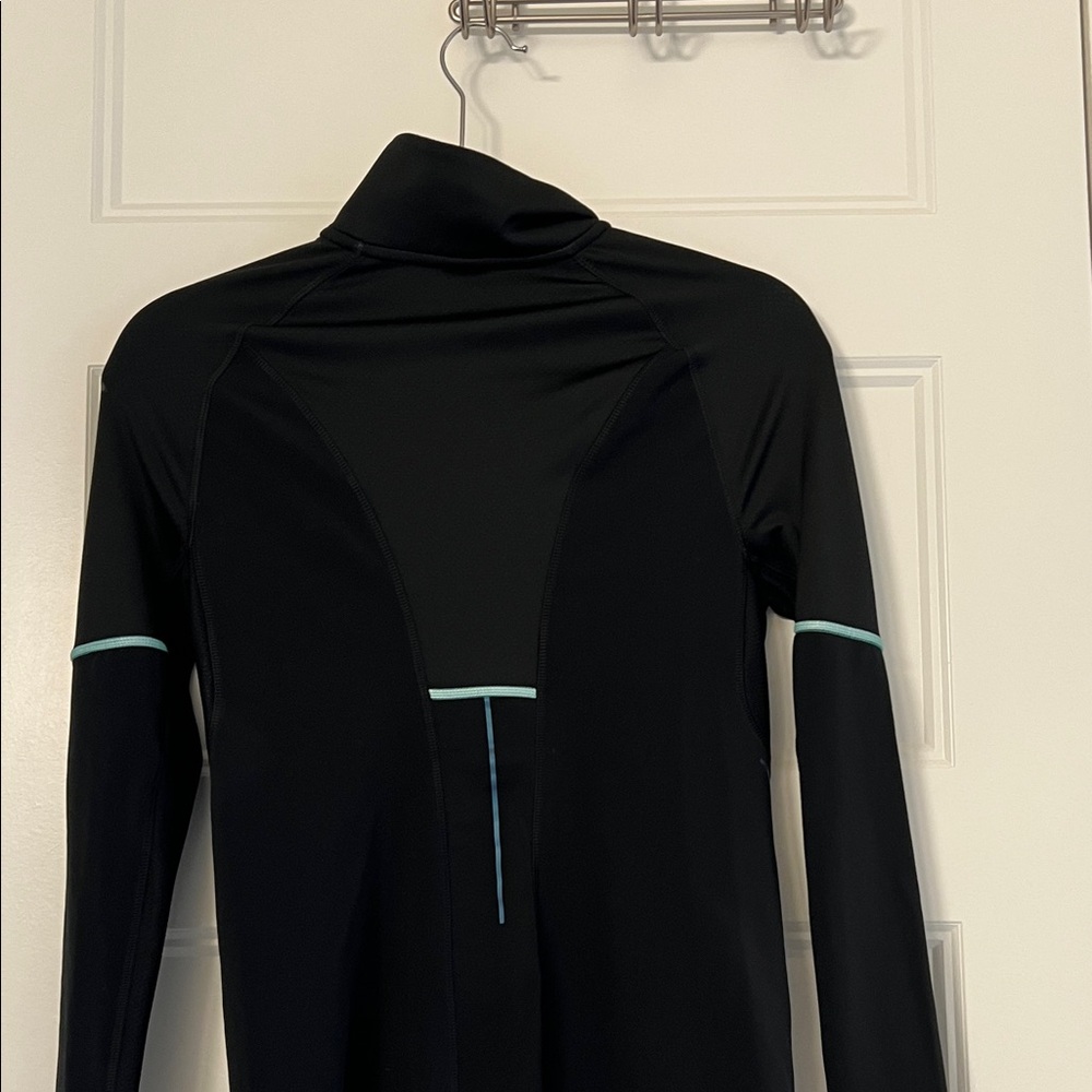 Champion Black and Teal Long Sleeve Coverup - Picture 6 of 7
